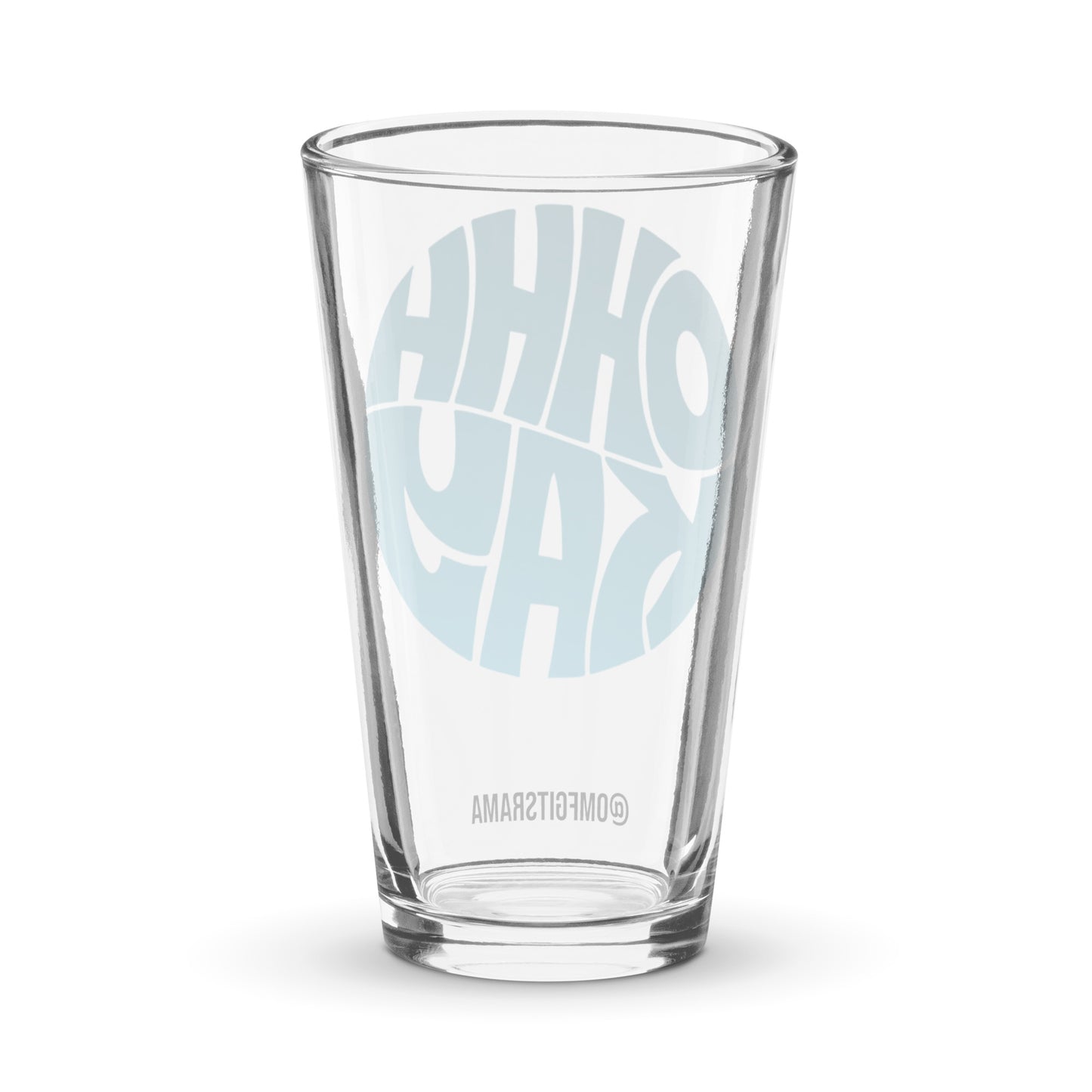 OHHHKAY Blue Logo Pint Glass!