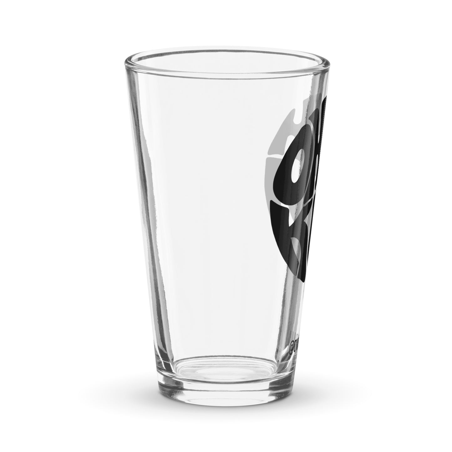 OHHHKAY Black Logo Pint Glass!