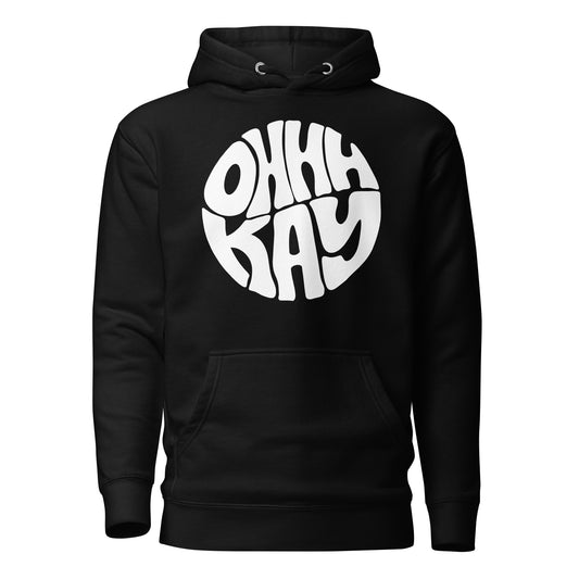 OHHHKAY Logo Black/White Hoodie!