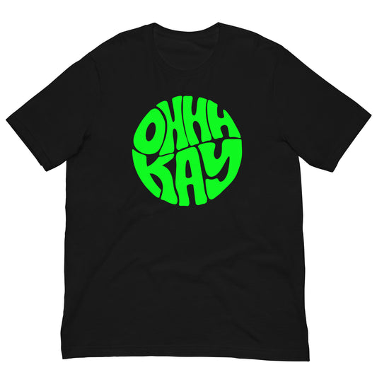 OHHHKAY Logo Black/Green T-Shirt!