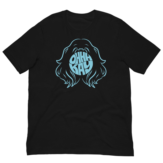 OHHHKAY Wig Black/Blue T-Shirt!