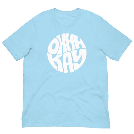 OHHHKAY Logo Ocean Blue T-Shirt!