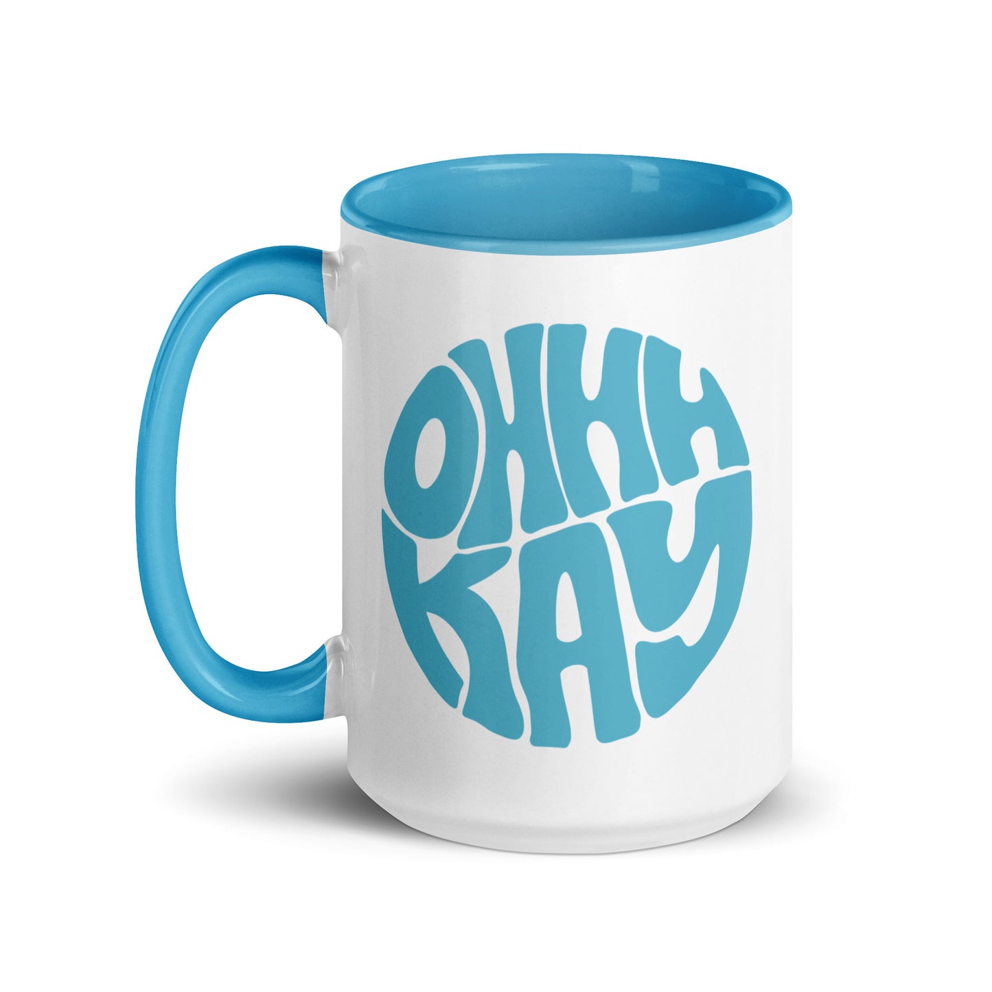 OHHHKAY Logo Blue Mug!