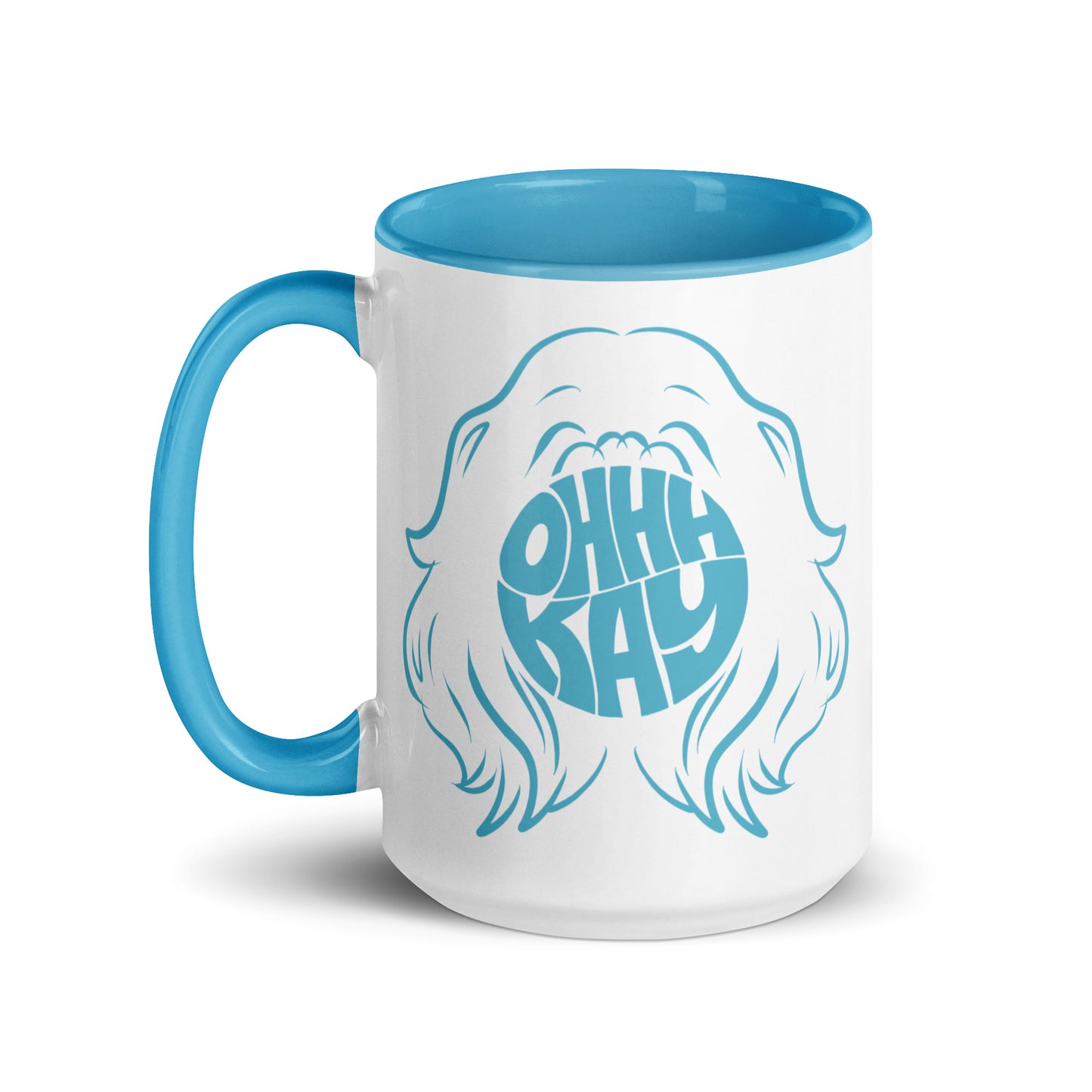 OHHHKAY Wig Blue Mug!