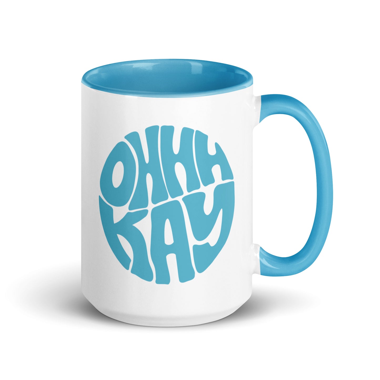 OHHHKAY Logo Blue Mug!