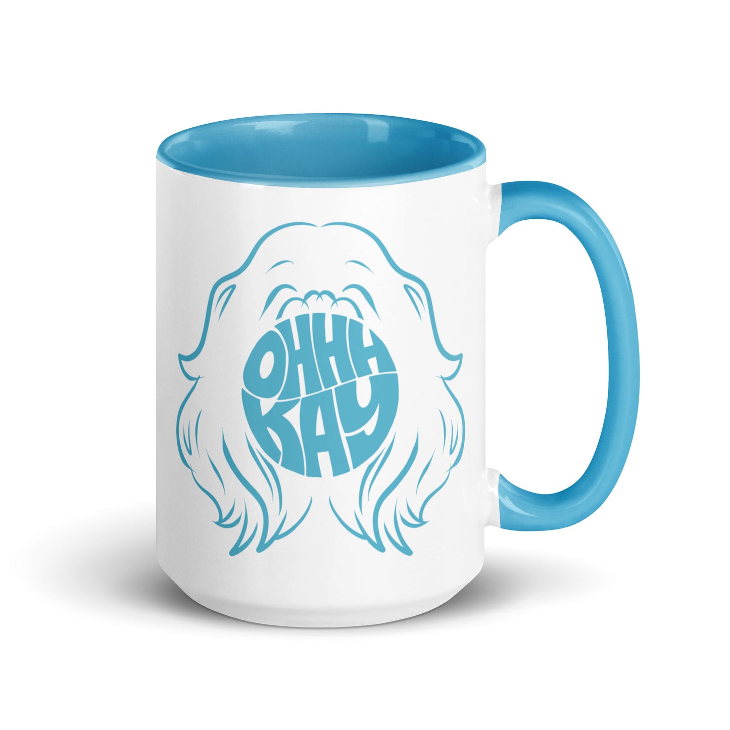 OHHHKAY Wig Blue Mug!